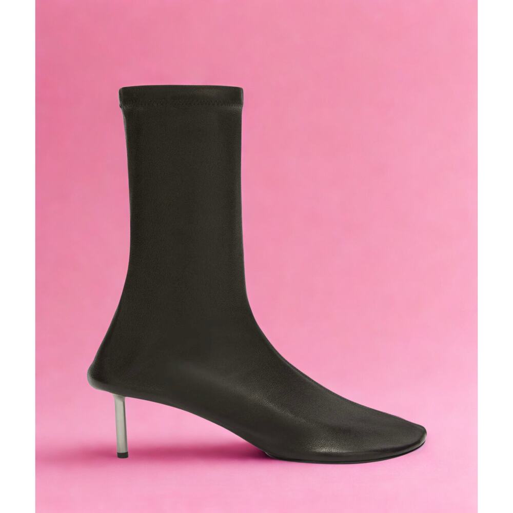 Jil Sander, Black Stick Low Boot, NWT, 40